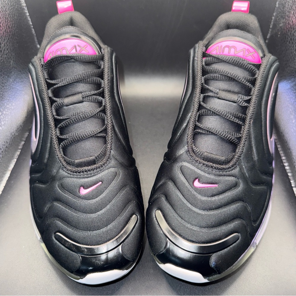 Size 9.5 - Nike Air Max 720 SE Black Laser Fuchsia Wmns, CD2047-001, With OG Box